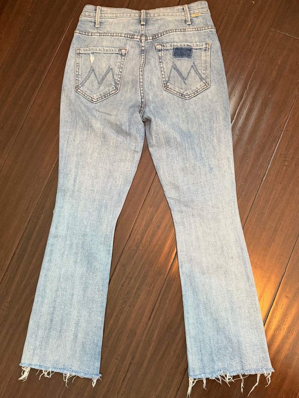 Mother Superior The Hustler Ankle Fray Crushing Hard Distressed Jeans 27 - Picture 3 of 7